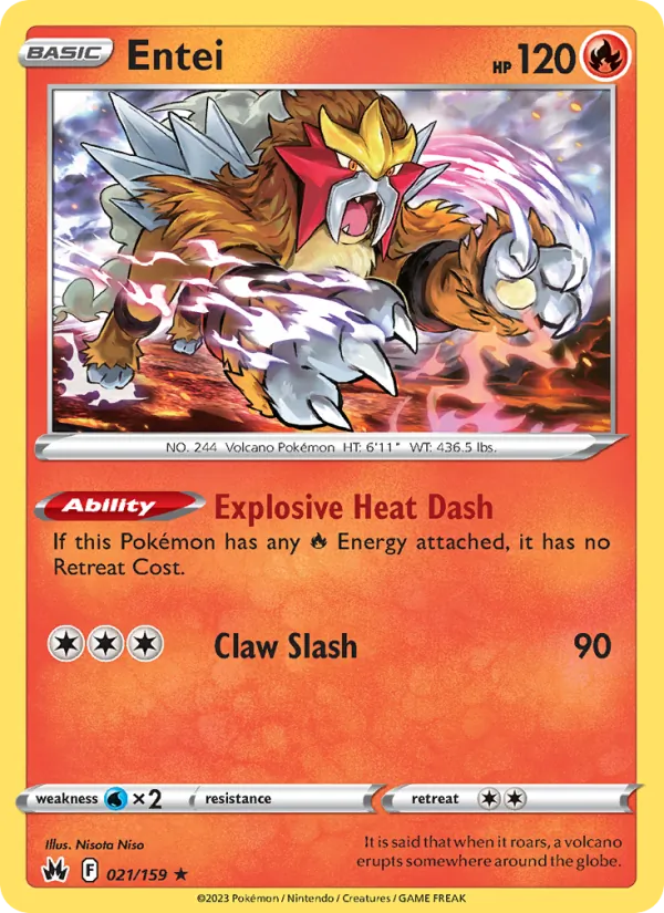Entei 021 – Reverse Holo