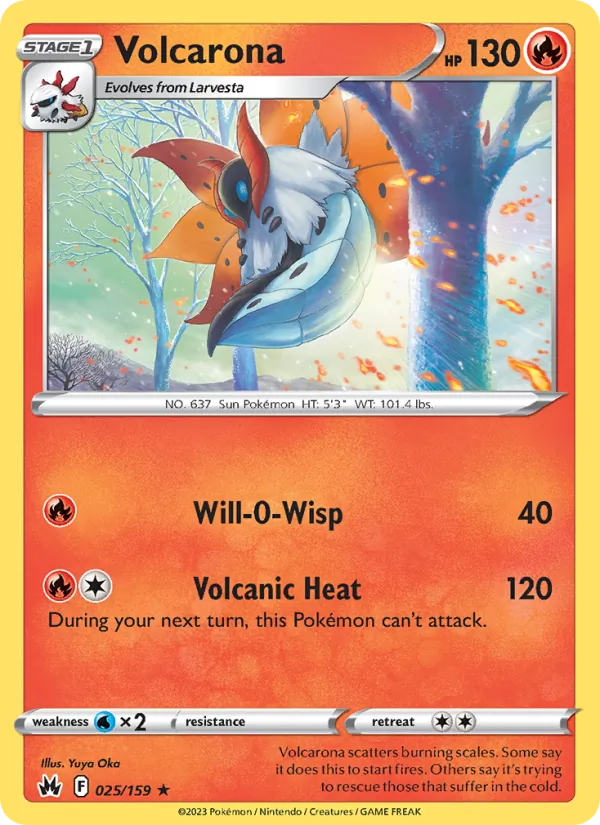 Volcarona 025 – Non-holo