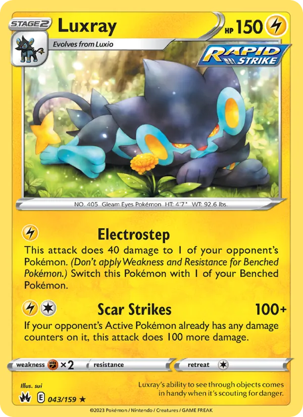 Luxray 043 – Non-holo