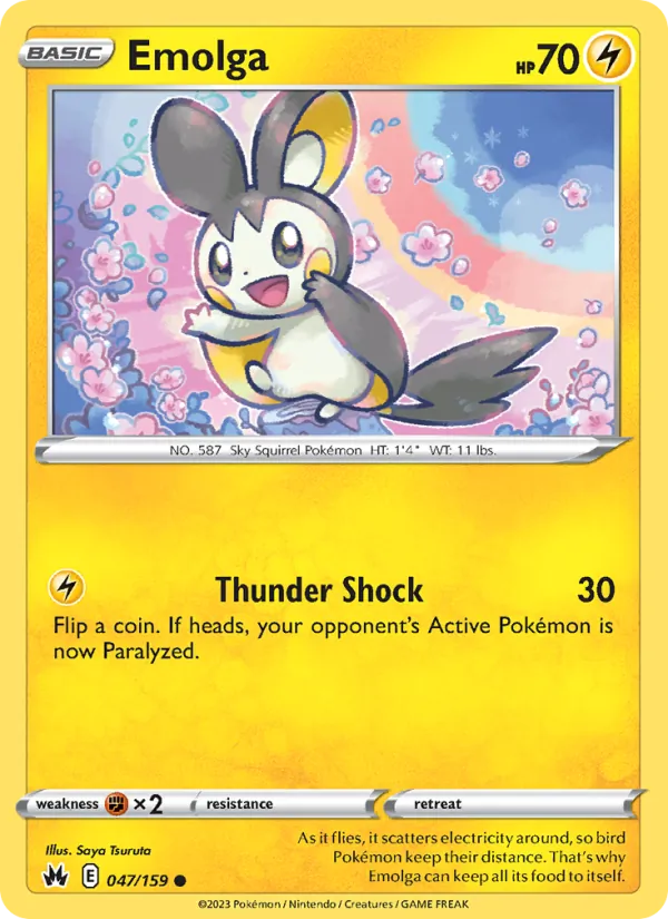 Emolga 047 – Non-holo