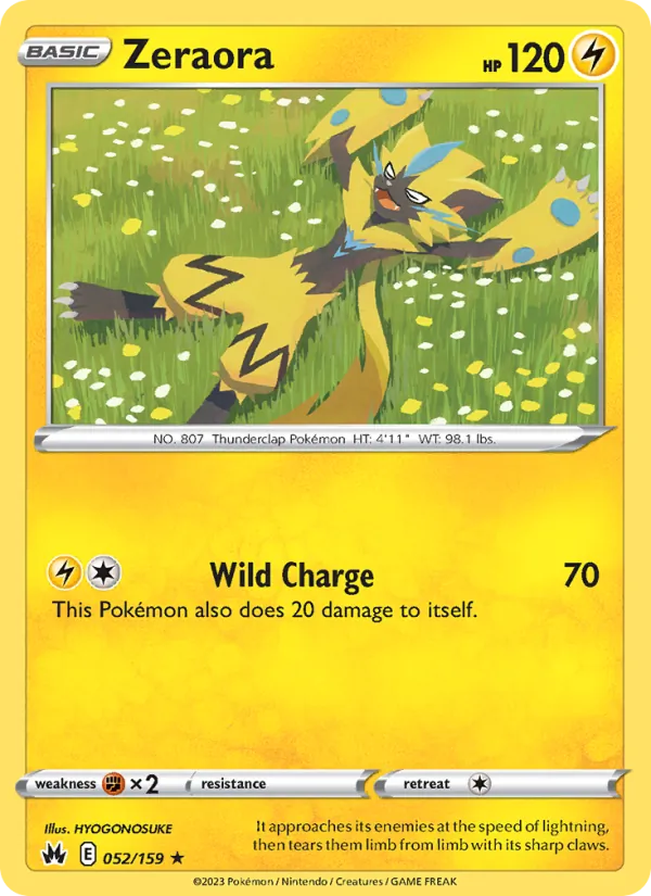 Zeraora 052 – Non-holo