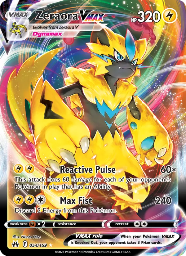 Zeraora VMAX 054 – Holo