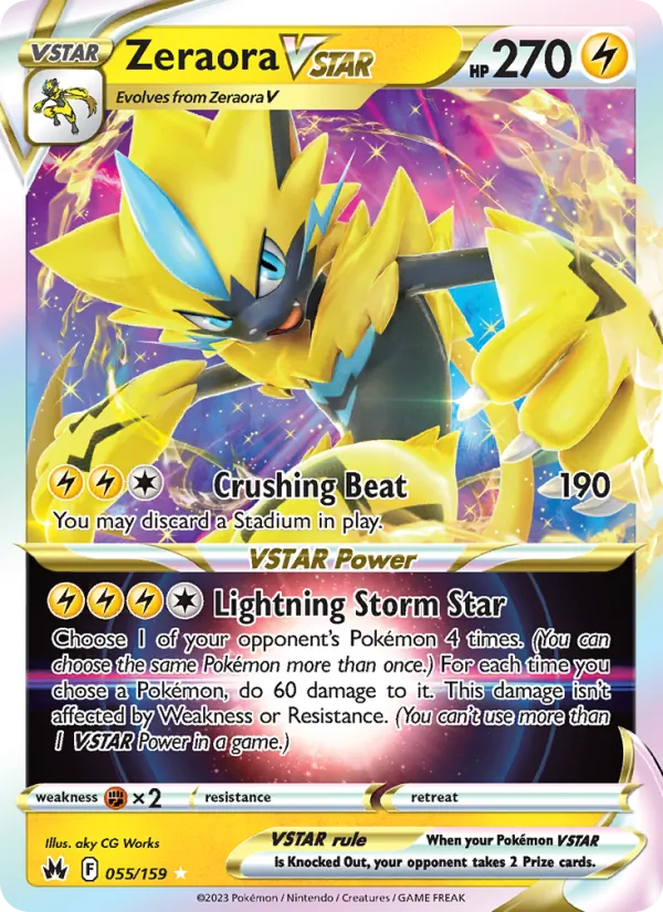 Zeraora VSTAR 055 – Holo
