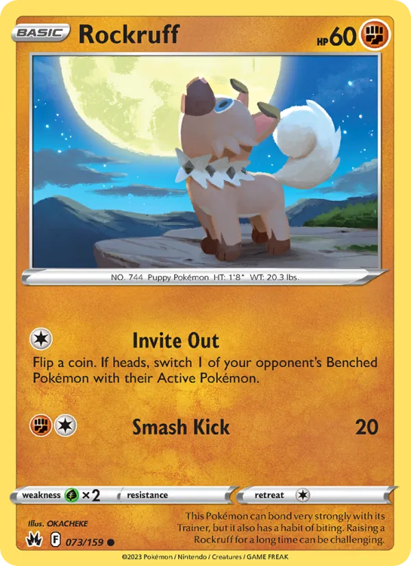 Rockruff 073 – Non-holo