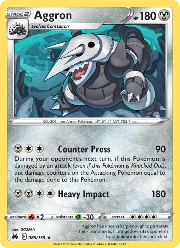 Aggron 089 – Holo