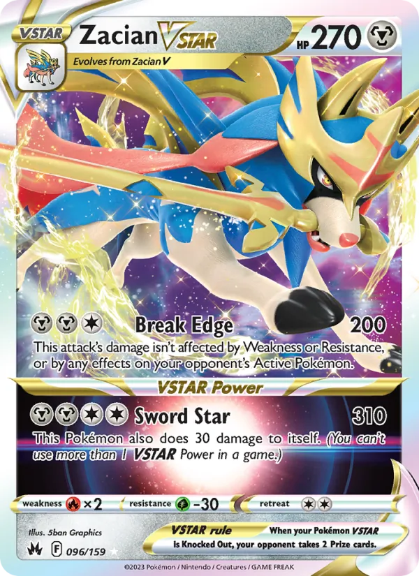 Zacian VSTAR 096 – Holo