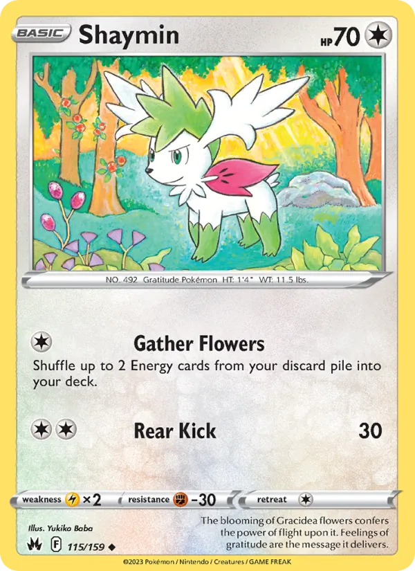 Shaymin 115 – Non-holo