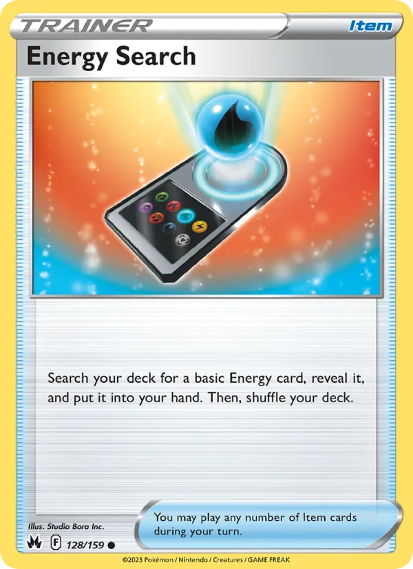 Energy Search 128 – Non-holo