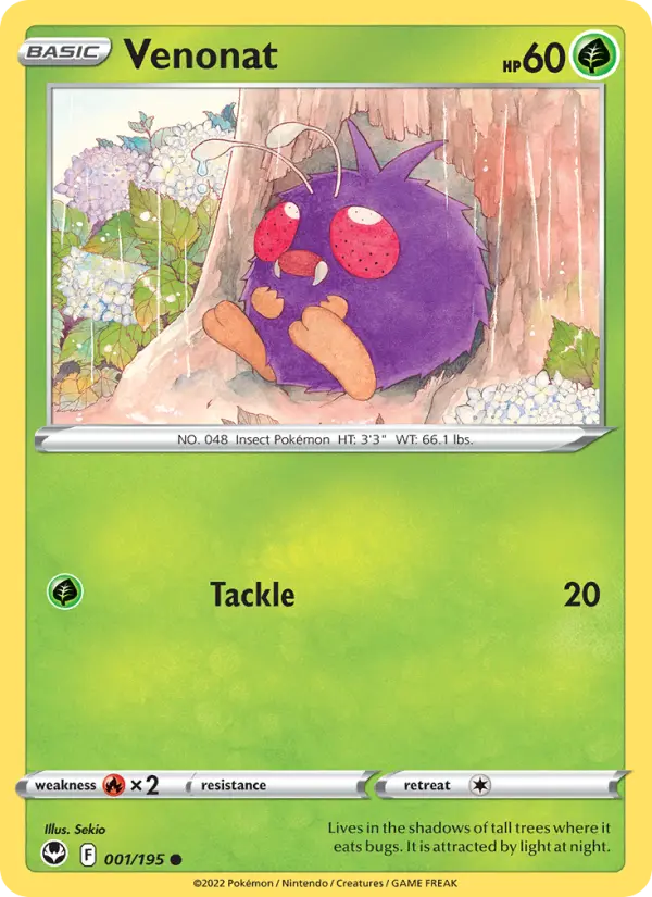 Venonat 001 – Non-holo