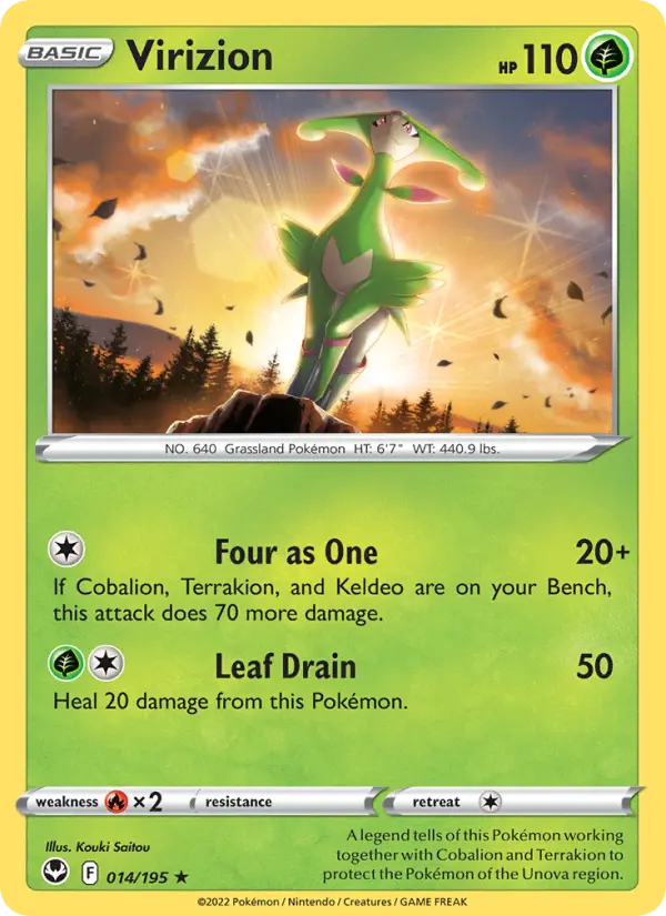 Virizion 014 – Non-holo
