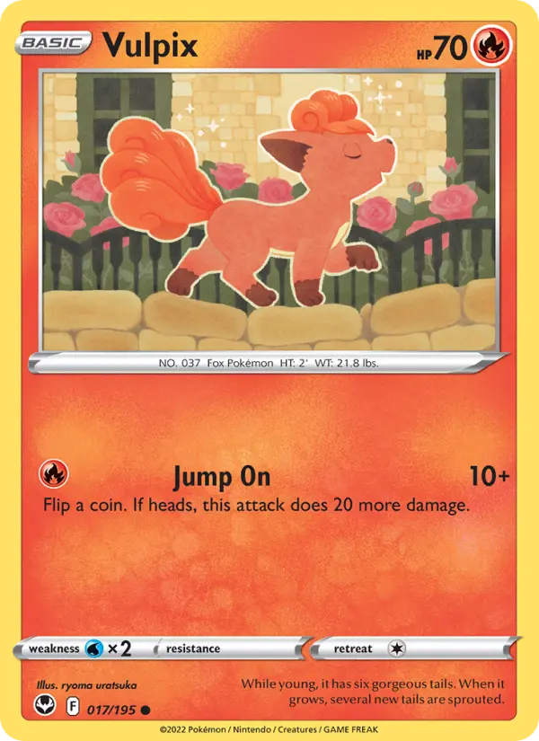 Vulpix 017 – Non-holo