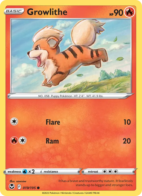 Growlithe 019 – Non-holo