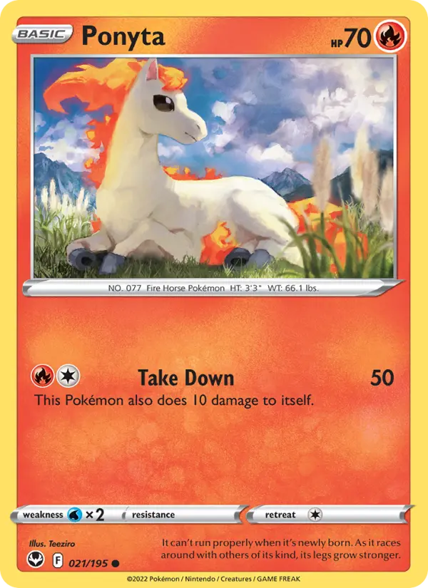 Ponyta 021 – Non-holo