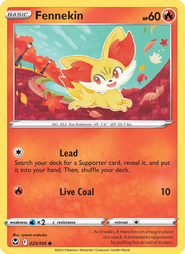Fennekin 025 – Non-holo