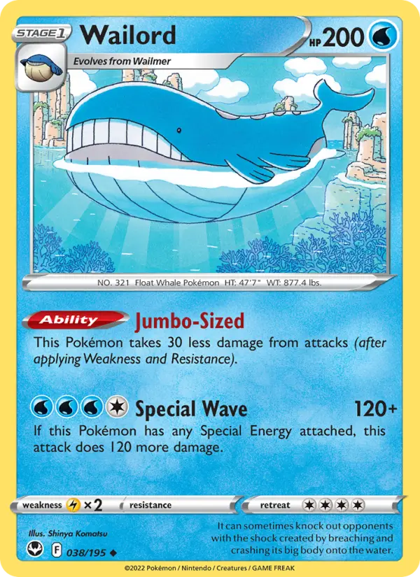 Wailord 038 – Non-holo