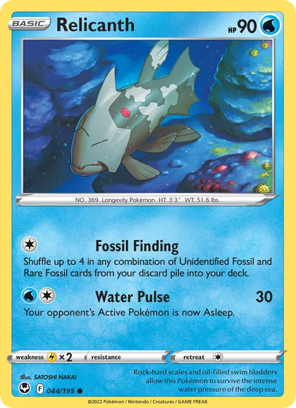 Relicanth 044 – Non-holo