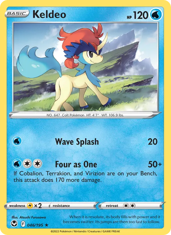 Keldeo 046 – Non-holo