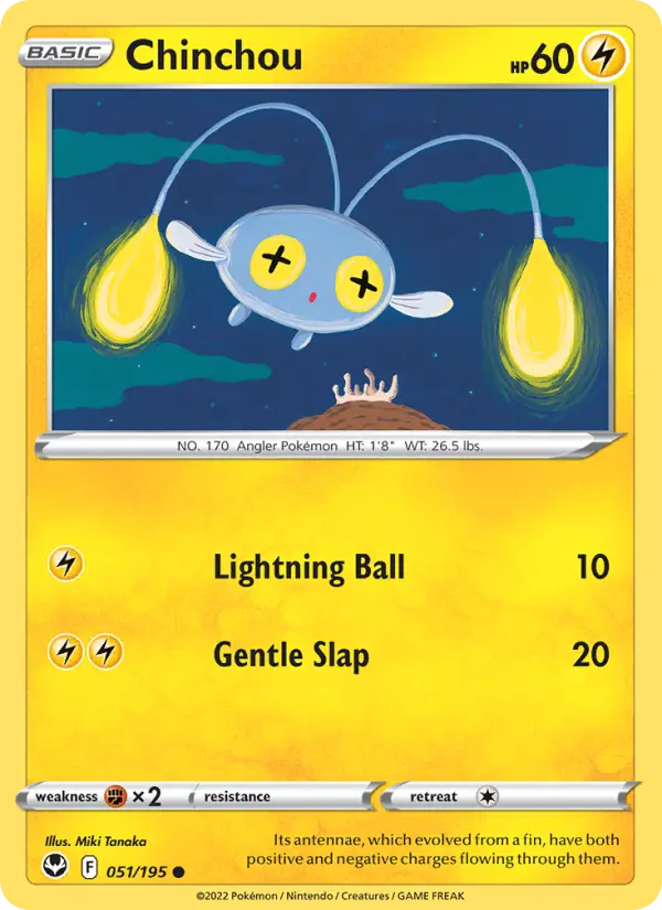 Chinchou 051 – Non-holo