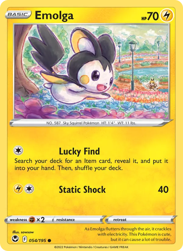 Emolga 054 – Non-holo