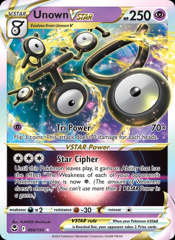 Unown VSTAR 066/195