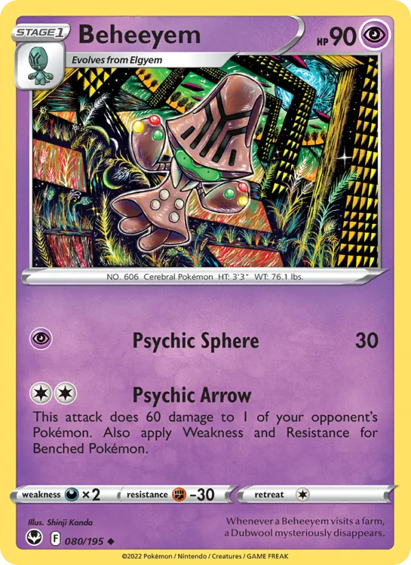 Beheeyem 080 – Non-holo
