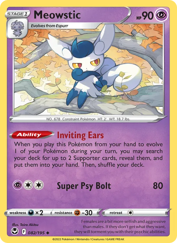 Meowstic 082 – Non-holo