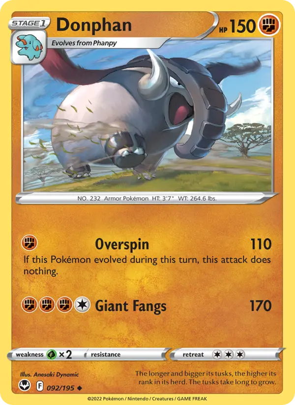 Donphan 092 – Non-holo