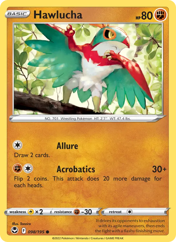 Hawlucha 098 – Non-holo