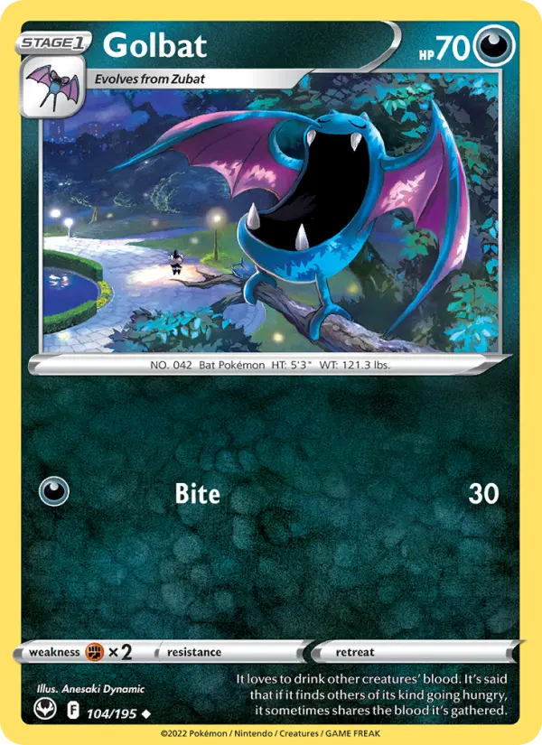 Golbat 104 – Non-holo
