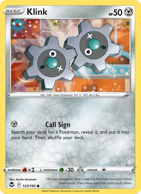 Klink 123 – Non-holo