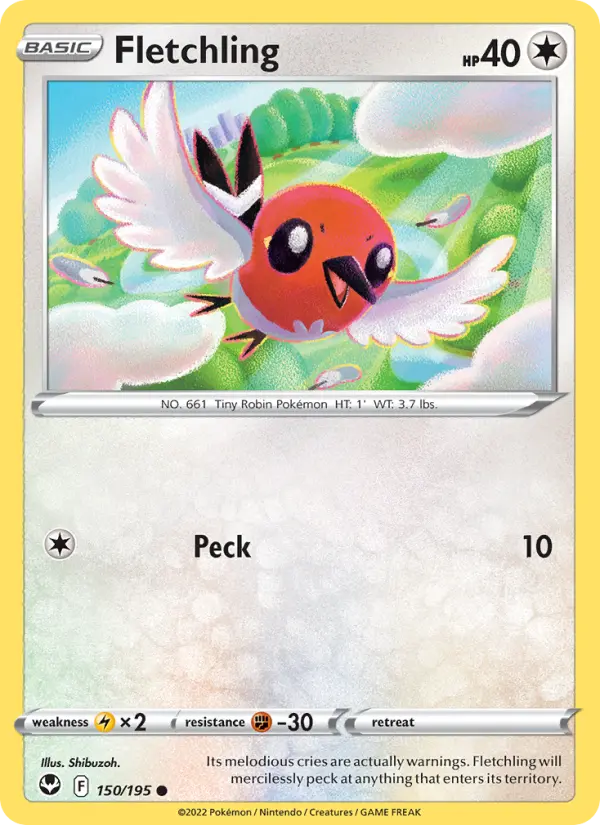 Fletchling 150 – Non-holo