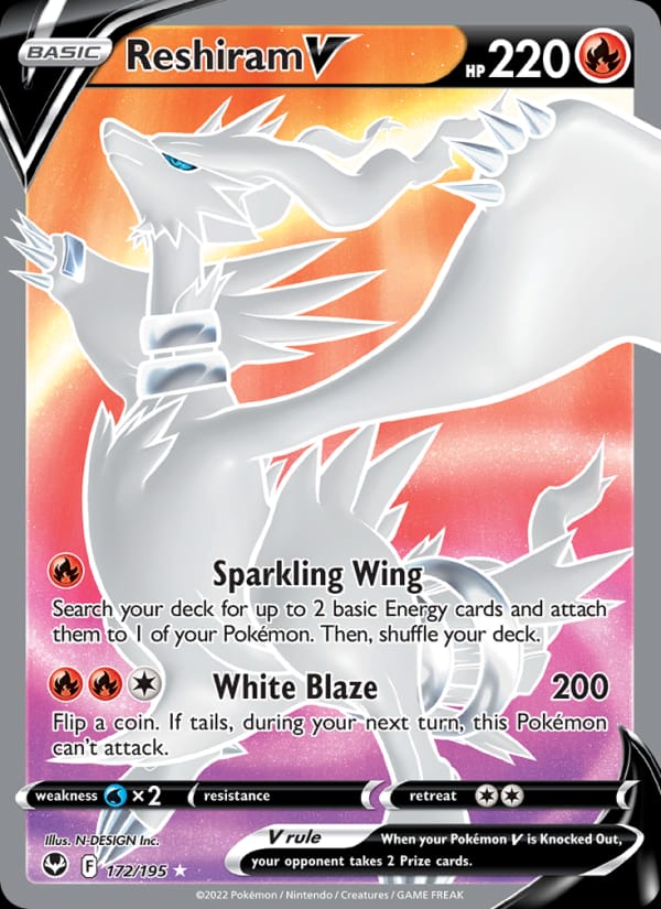 Reshiram V 172/195