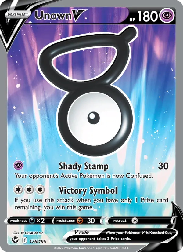 Unown V 176 – Holo