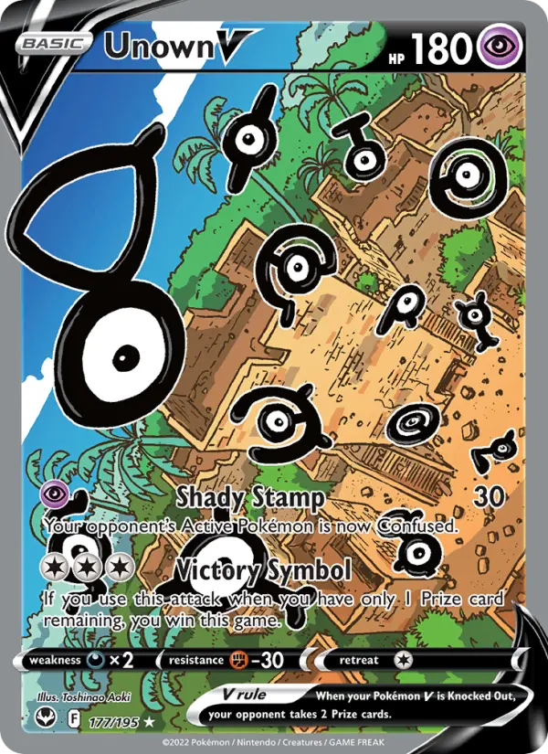 Unown V 177 – Holo