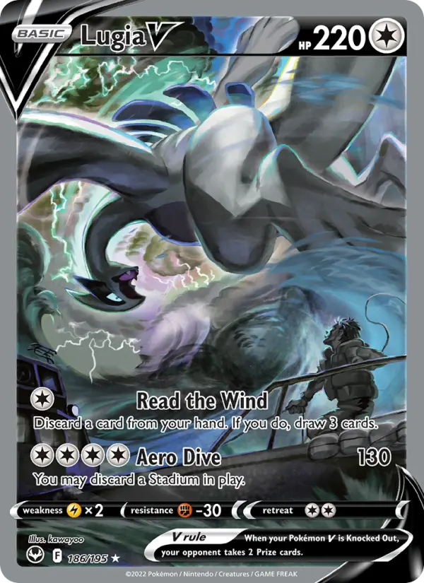 Lugia V 186 – Holo