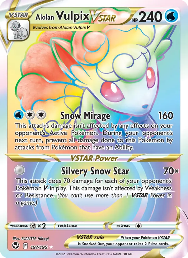 Alolan Vulpix VSTAR 197 – Holo