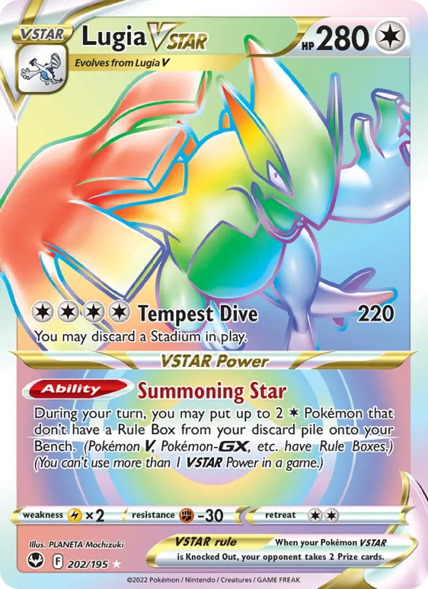 Lugia VSTAR 202 – Holo