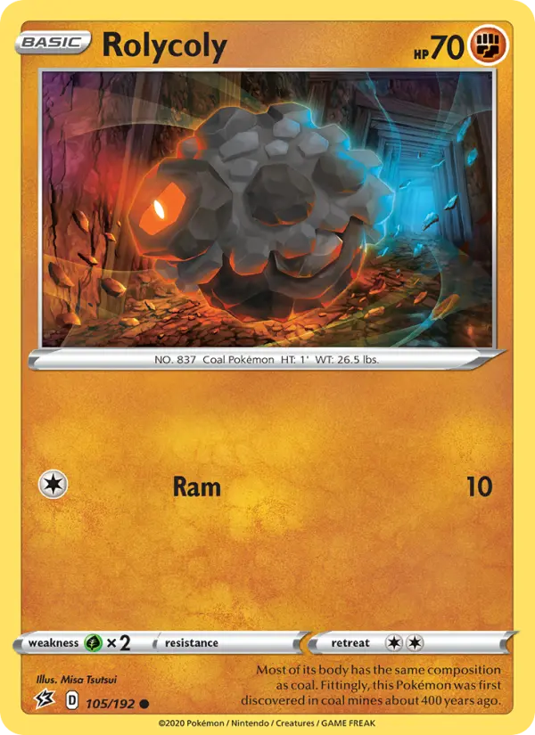 Rolycoly 105 – Non-holo