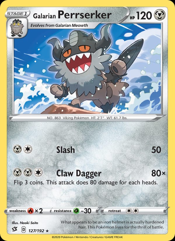 Galarian Perrserker 127/192
