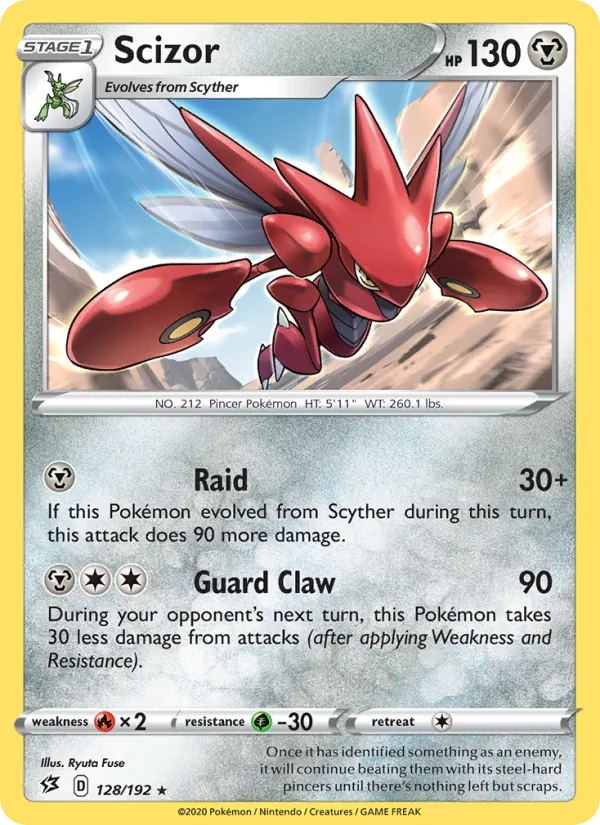 Scizor 128 – Non-holo