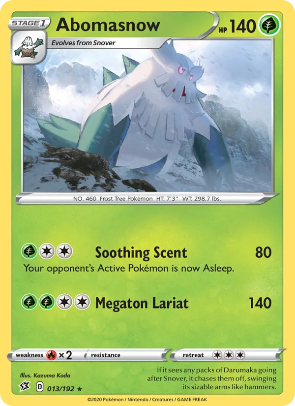 Abomasnow 13 – Non-holo