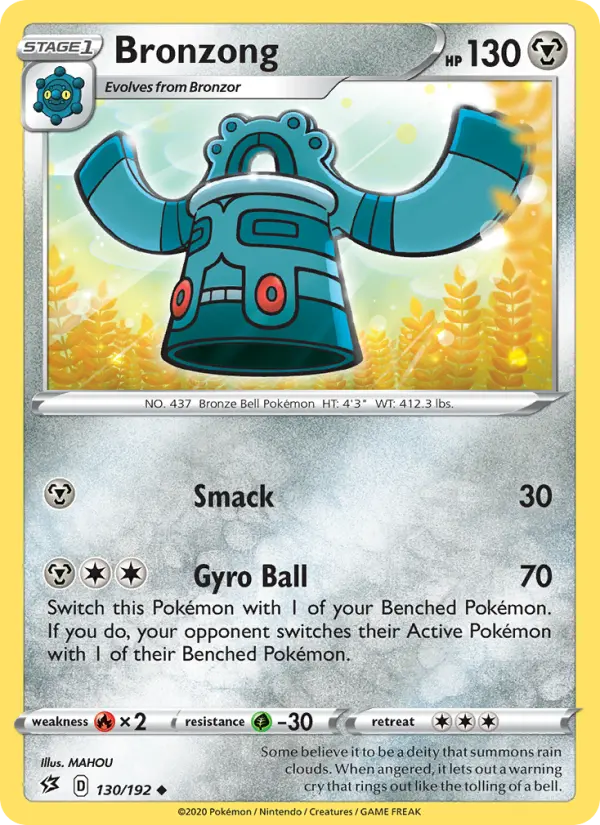 Bronzong 130 – Non-holo