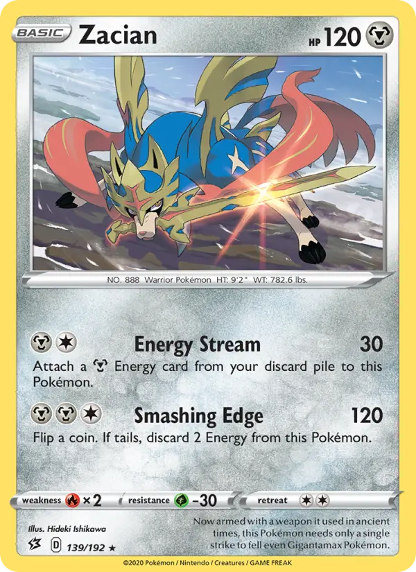 Zacian 139 – Non-holo