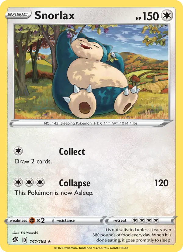 Snorlax 141 – Non-holo