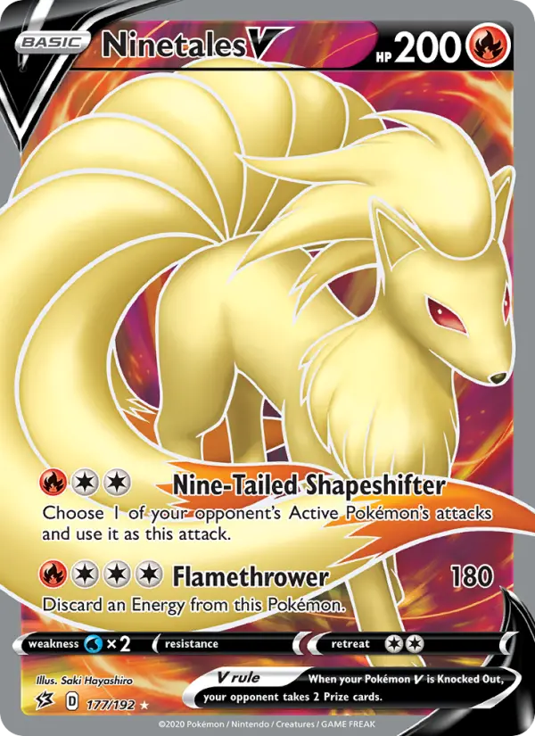 Ninetales V 177 – Holo