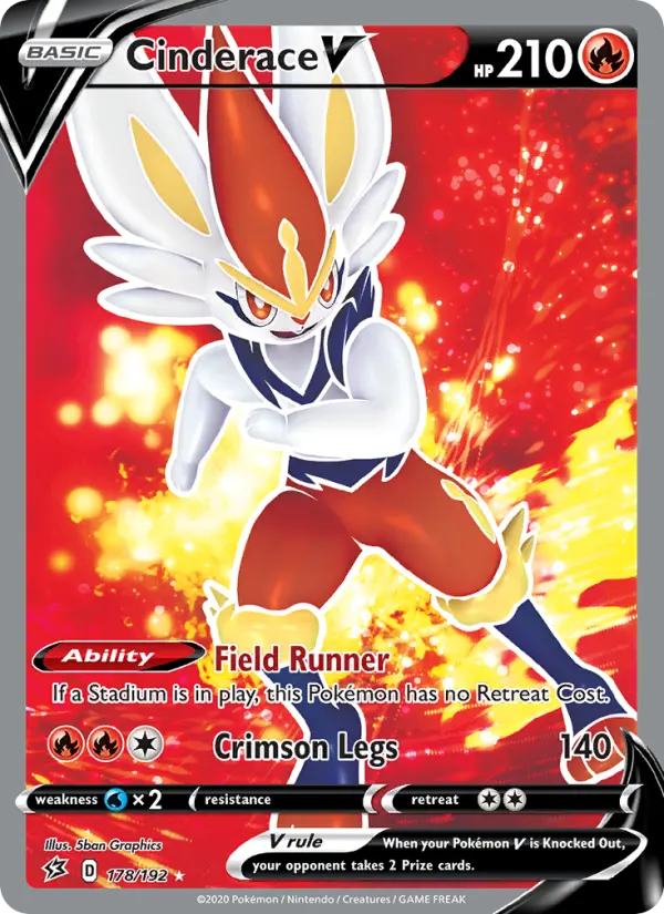 Cinderace V 178 – Holo