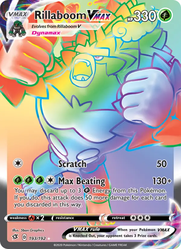 Rillaboom VMAX 193 – Holo