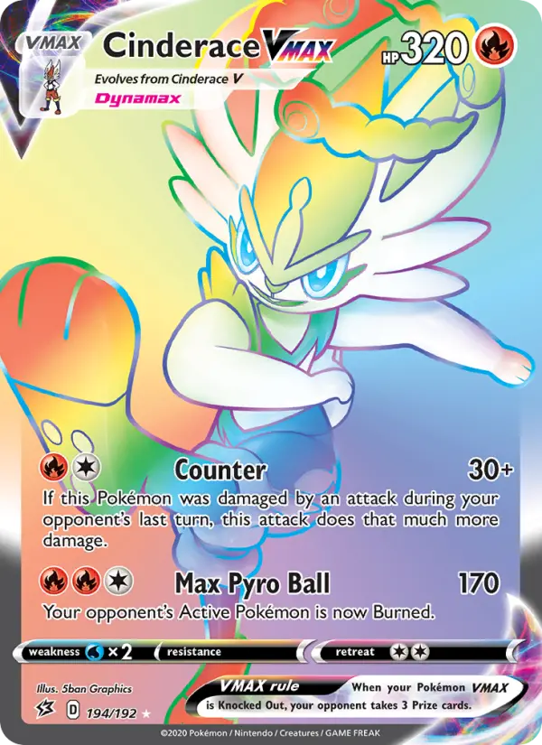 Cinderace VMAX 194 – Holo