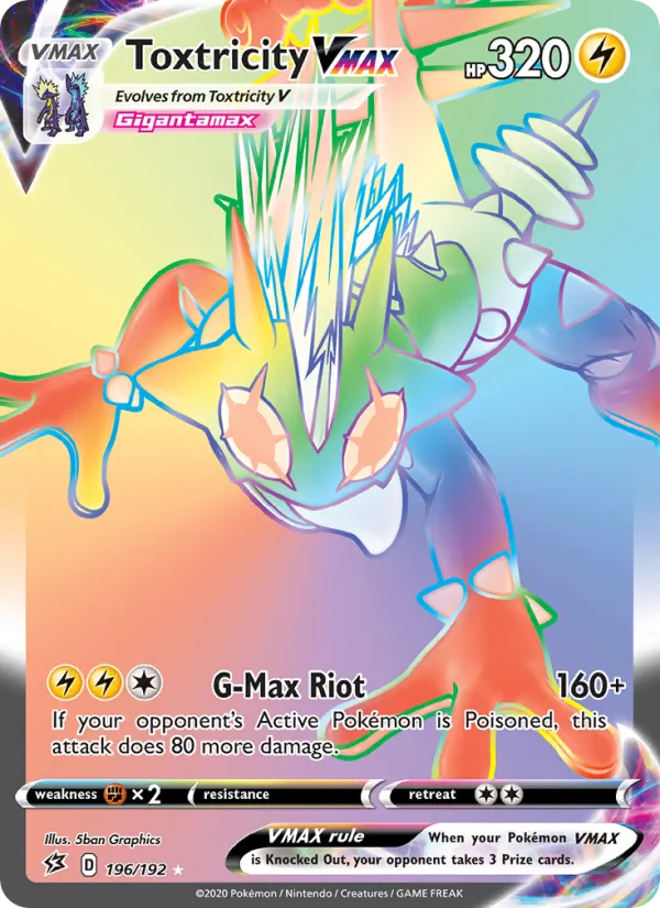 Toxtricity VMAX 196 – Holo