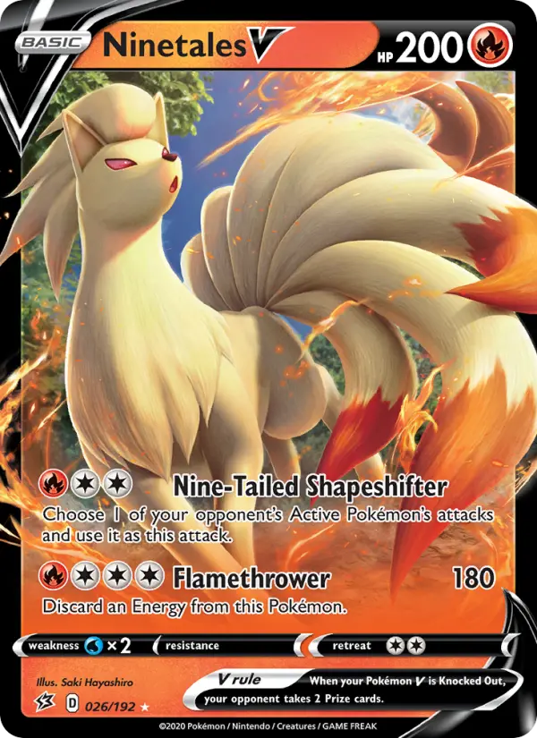 Ninetales V 26 – Holo